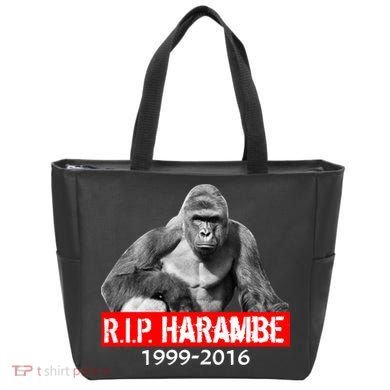 RIP Harambe Gorilla Cincinnati Zoo Tote Bag