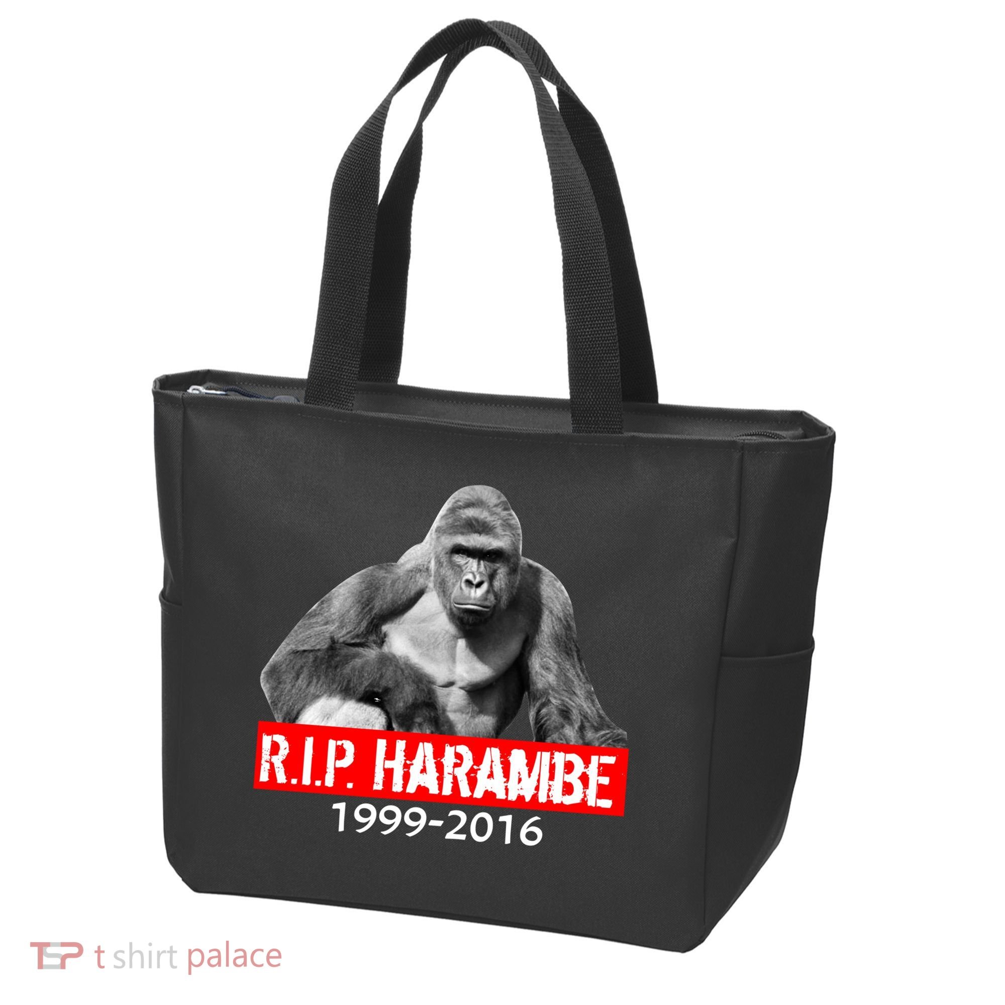 RIP Harambe Gorilla Cincinnati Zoo Tote Bag