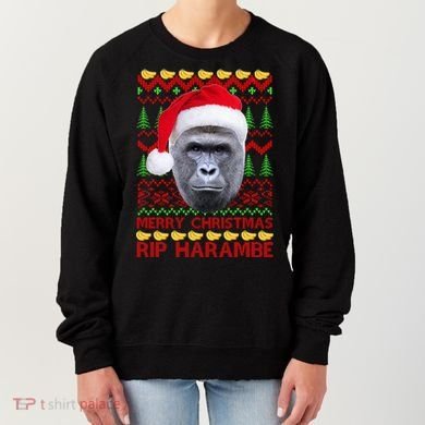RIP Harambe Merry Ugly Christmas Sweater Women's Sweatshirt