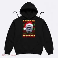 RIP Harambe Merry Ugly Christmas Sweater Hoodie thumb 0