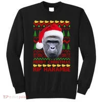 RIP Harambe Merry Ugly Christmas Sweater Sweatshirt thumb 0