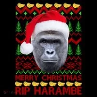 RIP Harambe Merry Ugly Christmas Sweater Coffee Mug thumb 5