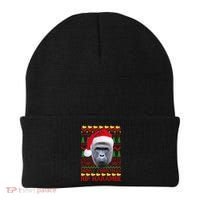 RIP Harambe Merry Ugly Christmas Sweater Beanie thumb 0