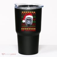 RIP Harambe Merry Ugly Christmas Sweater Tumbler thumb 0