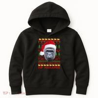 RIP Harambe Merry Ugly Christmas Sweater Kids Hoodie thumb 0