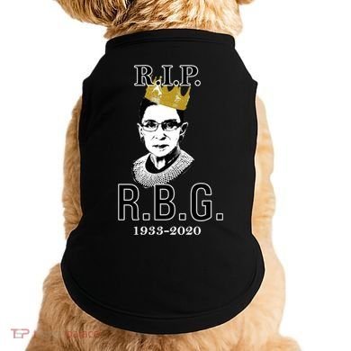 RIP Notorious RBG Ruth Bader Ginsburg 1933-2020 Doggie Tank