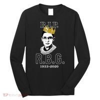 RIP Notorious RBG Ruth Bader Ginsburg 1933-2020 Long Sleeve Shirt thumb 0