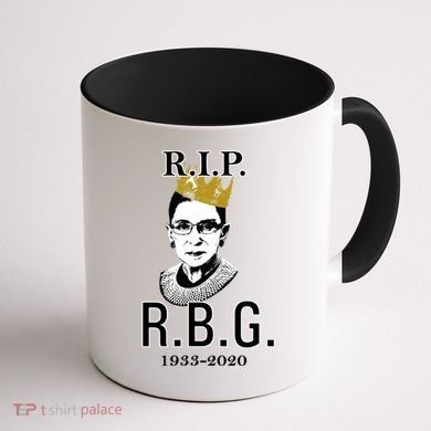 RIP Notorious RBG Ruth Bader Ginsburg 1933-2020 Coffee Mug back