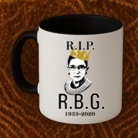 RIP Notorious RBG Ruth Bader Ginsburg 1933-2020 Coffee Mug thumb 2