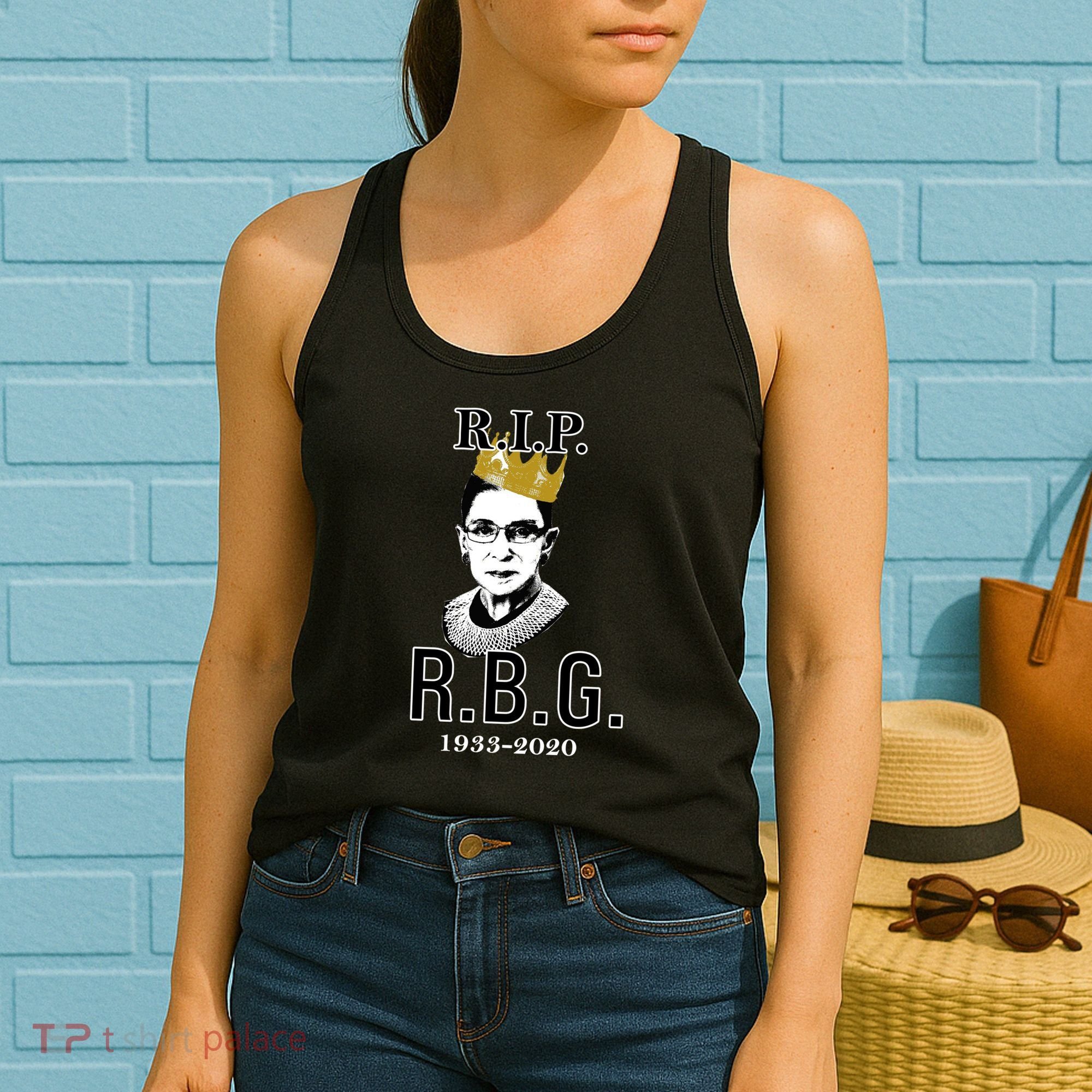 RIP Notorious RBG Ruth Bader Ginsburg 1933-2020 Women's Tank Top