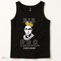 RIP Notorious RBG Ruth Bader Ginsburg 1933-2020 Tank Top thumb 2
