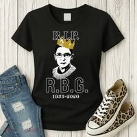 RIP Notorious RBG Ruth Bader Ginsburg 1933-2020 Women's T-Shirt thumb 3
