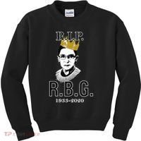 RIP Notorious RBG Ruth Bader Ginsburg 1933-2020 Kids Sweatshirt thumb 0