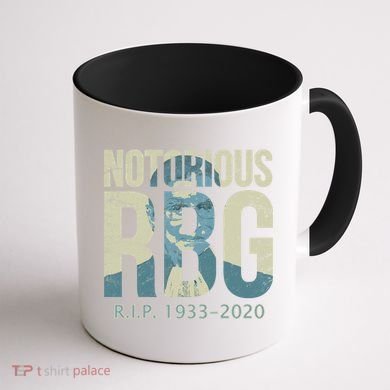 RIP Notorious RBG Ruth Ginsburg 1933-2020 Coffee Mug back