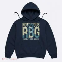 RIP Notorious RBG Ruth Ginsburg 1933-2020 Hoodie thumb 0