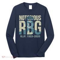 RIP Notorious RBG Ruth Ginsburg 1933-2020 Long Sleeve Shirt thumb 0