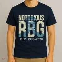 RIP Notorious RBG Ruth Ginsburg 1933-2020 T-Shirt thumb 3