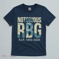 RIP Notorious RBG Ruth Ginsburg 1933-2020 T-Shirt thumb 5