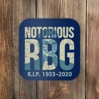 RIP Notorious RBG Ruth Ginsburg 1933-2020 Coaster thumb 0