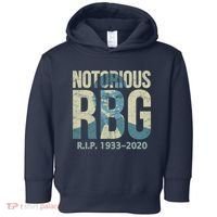 RIP Notorious RBG Ruth Ginsburg 1933-2020 Toddler Hoodie thumb 0