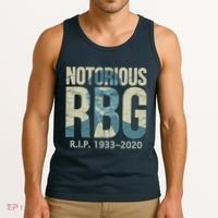 RIP Notorious RBG Ruth Ginsburg 1933-2020 Tank Top thumb 3