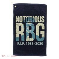 RIP Notorious RBG Ruth Ginsburg 1933-2020 Golf Towel thumb 0