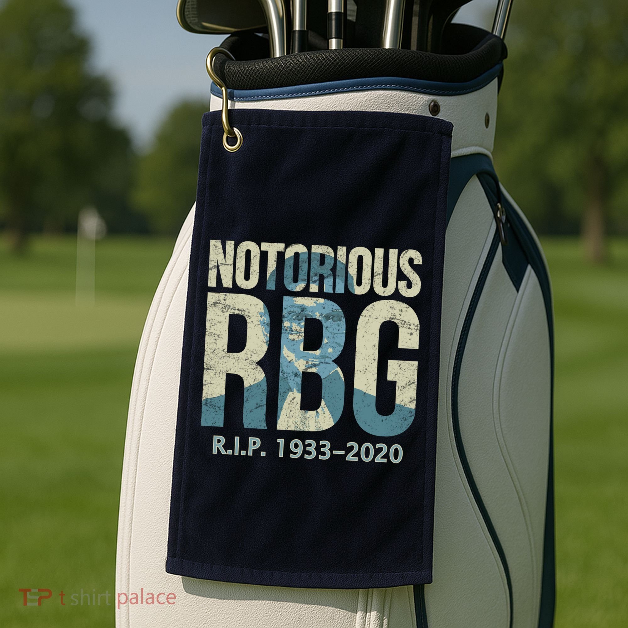 RIP Notorious RBG Ruth Ginsburg 1933-2020 Golf Towel