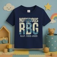 RIP Notorious RBG Ruth Ginsburg 1933-2020 Toddler T-Shirt thumb 3
