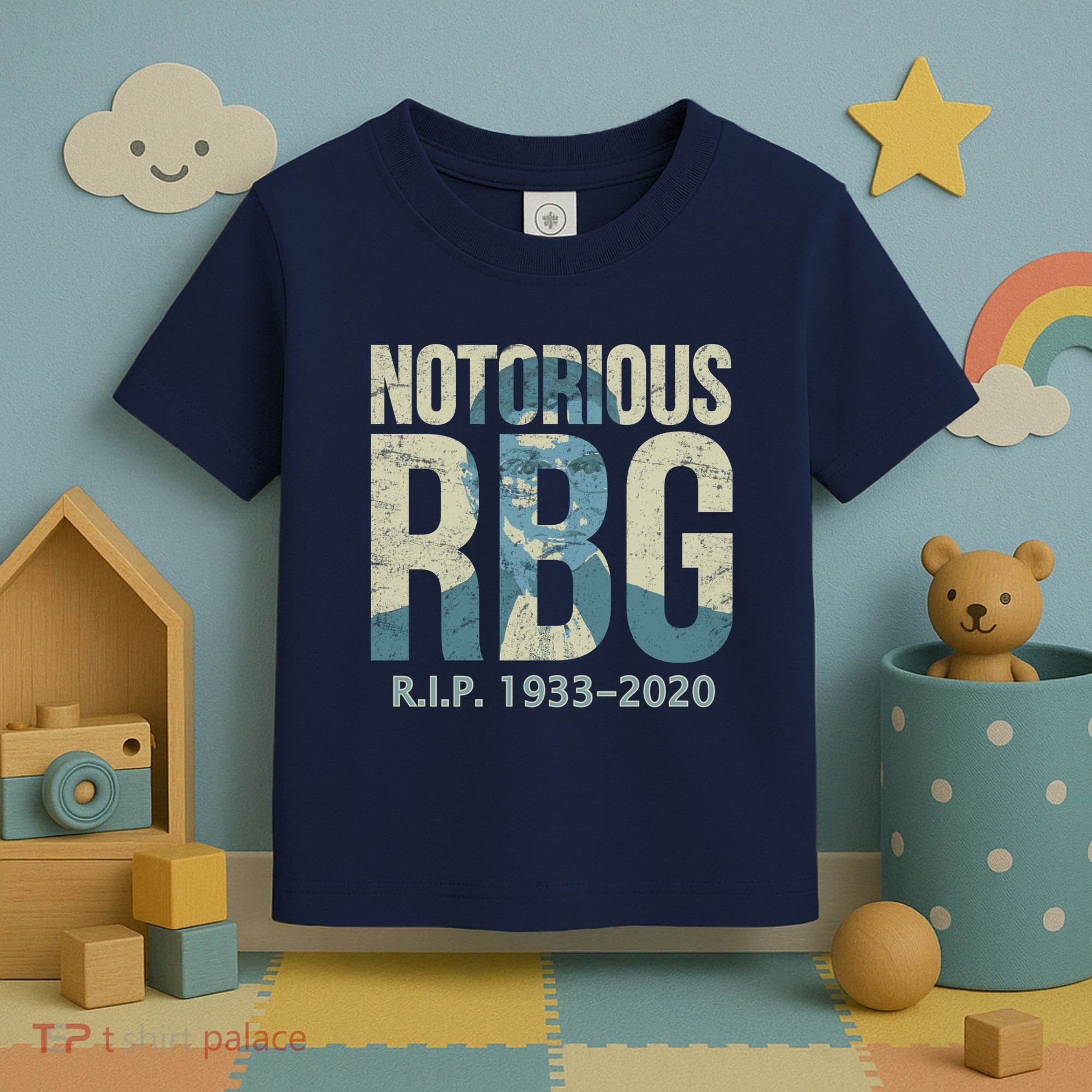 RIP Notorious RBG Ruth Ginsburg 1933-2020 Toddler T-Shirt