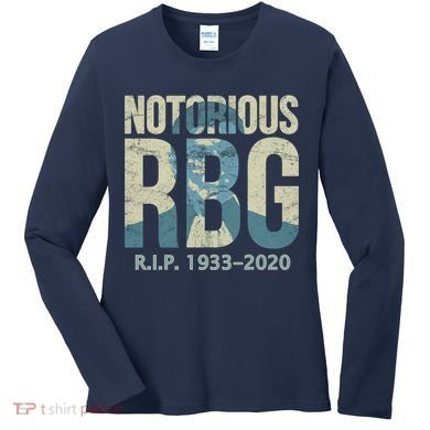 RIP Notorious RBG Ruth Ginsburg 1933-2020 Women's Long Sleeve Shirt