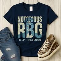 RIP Notorious RBG Ruth Ginsburg 1933-2020 Women's T-Shirt thumb 3