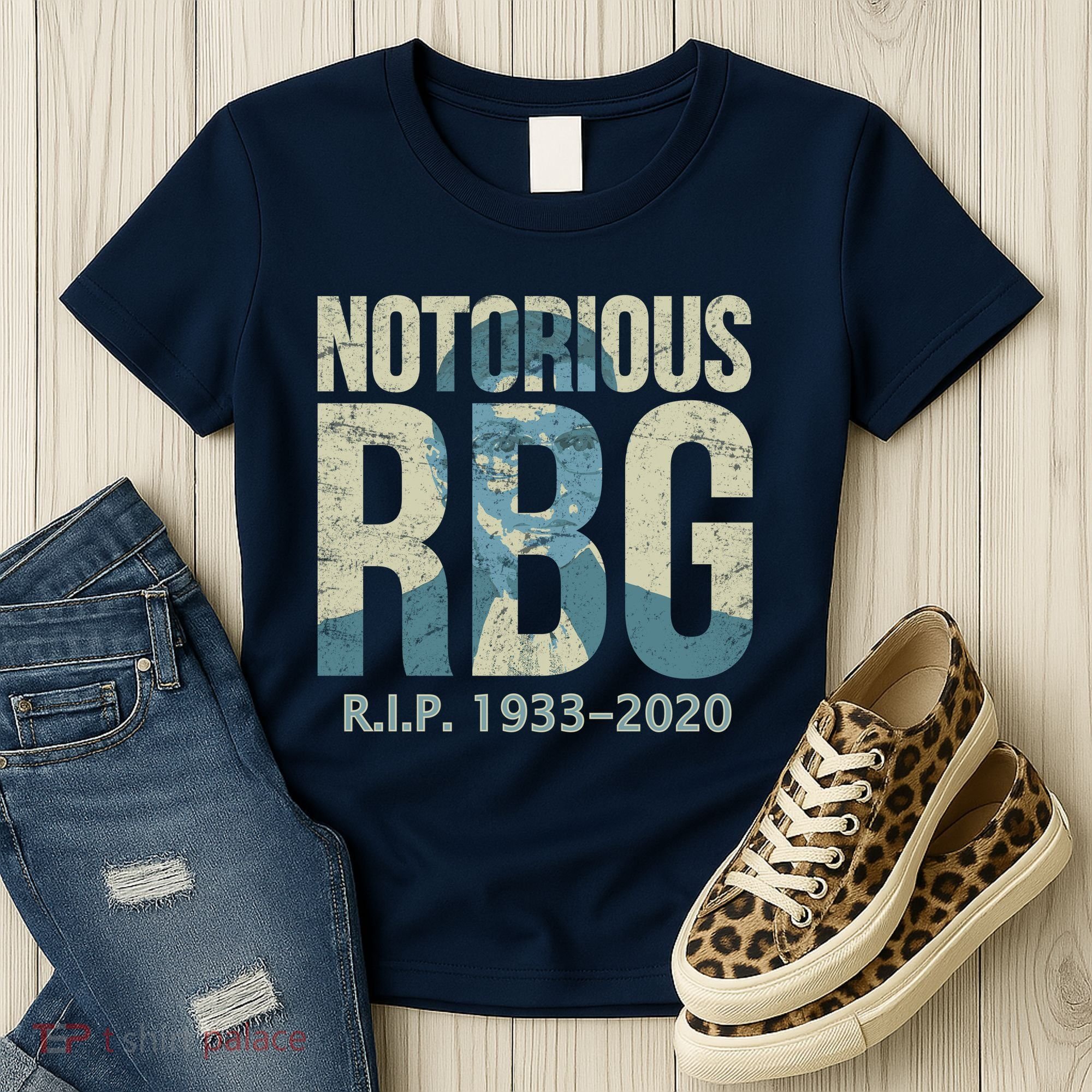 RIP Notorious RBG Ruth Ginsburg 1933-2020 Women's T-Shirt