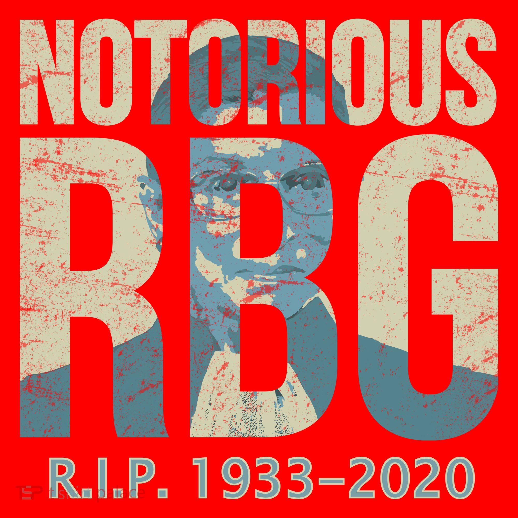 RIP Notorious RBG Ruth Ginsburg 1933-2020 Santa Hat