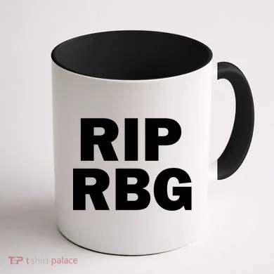 RIP RBG Coffee Mug back