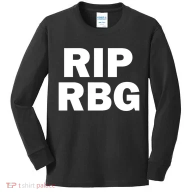 RIP RBG Kids Long Sleeve Shirt
