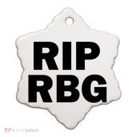 RIP RBG Ceramic Ornament thumb 0
