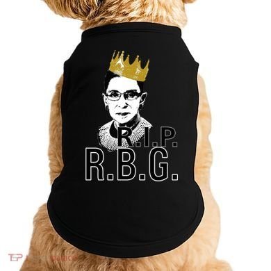 RIP RBG Ruth Bader Ginsburg Doggie Tank