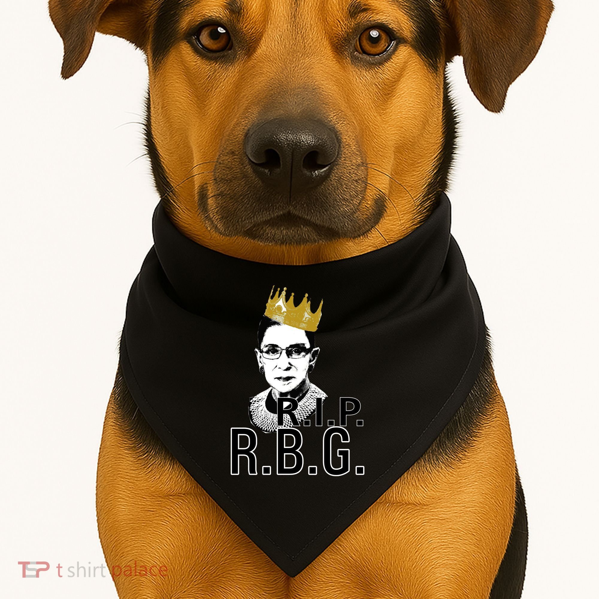 RIP RBG Ruth Bader Ginsburg USA-Made Doggie Bandana