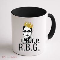 RIP RBG Ruth Bader Ginsburg Coffee Mug thumb 1