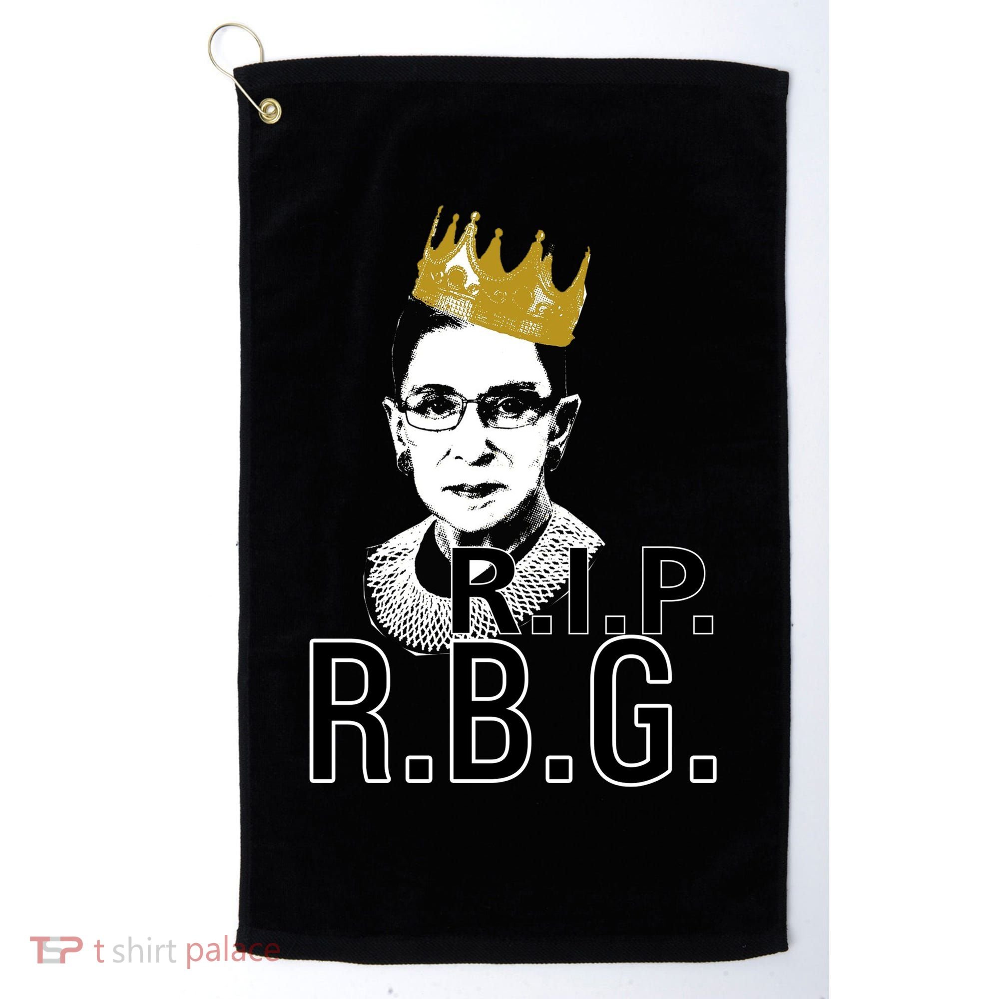 RIP RBG Ruth Bader Ginsburg Golf Towel