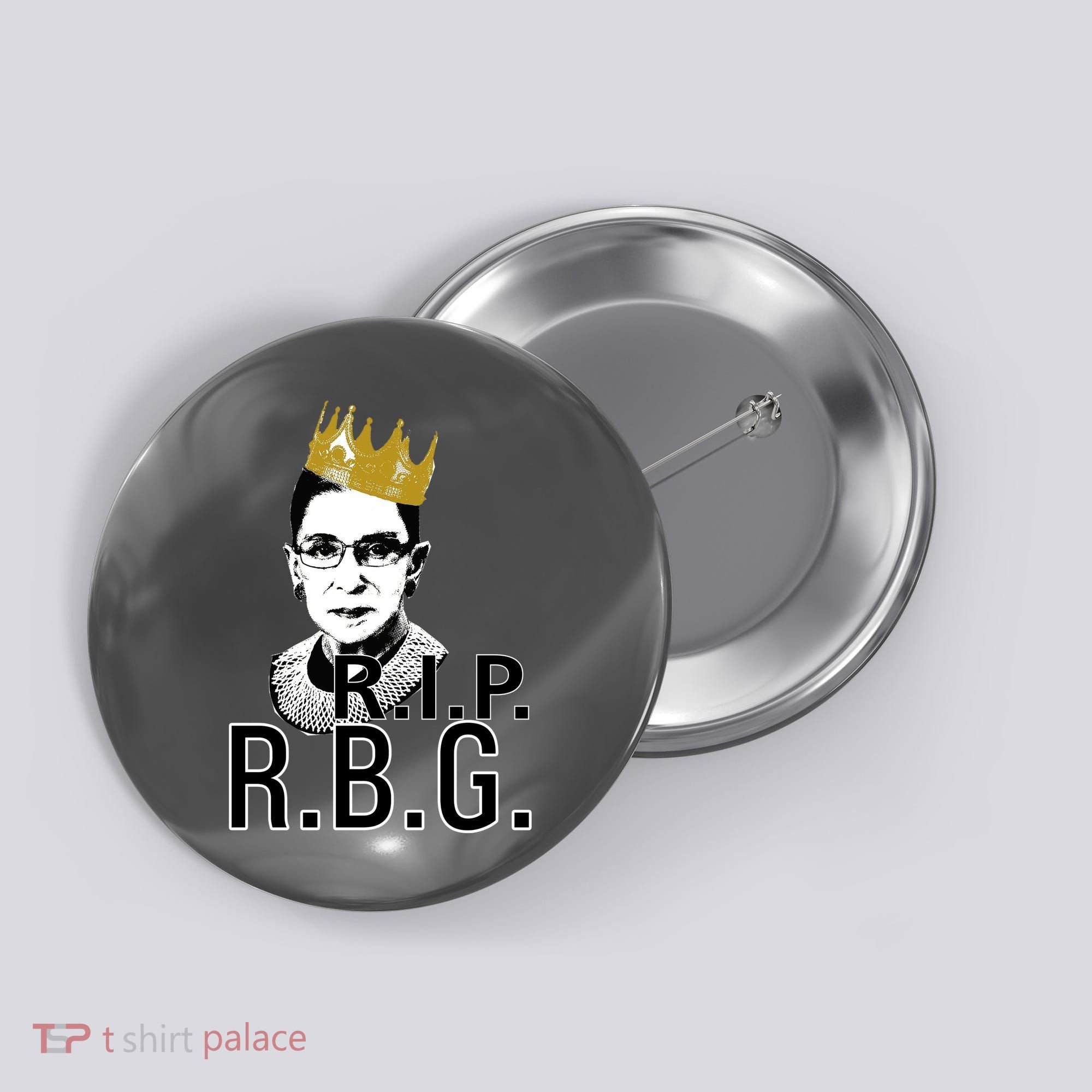 RIP RBG Ruth Bader Ginsburg Button