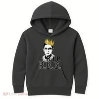 RIP RBG Ruth Bader Ginsburg Kids Hoodie thumb 0