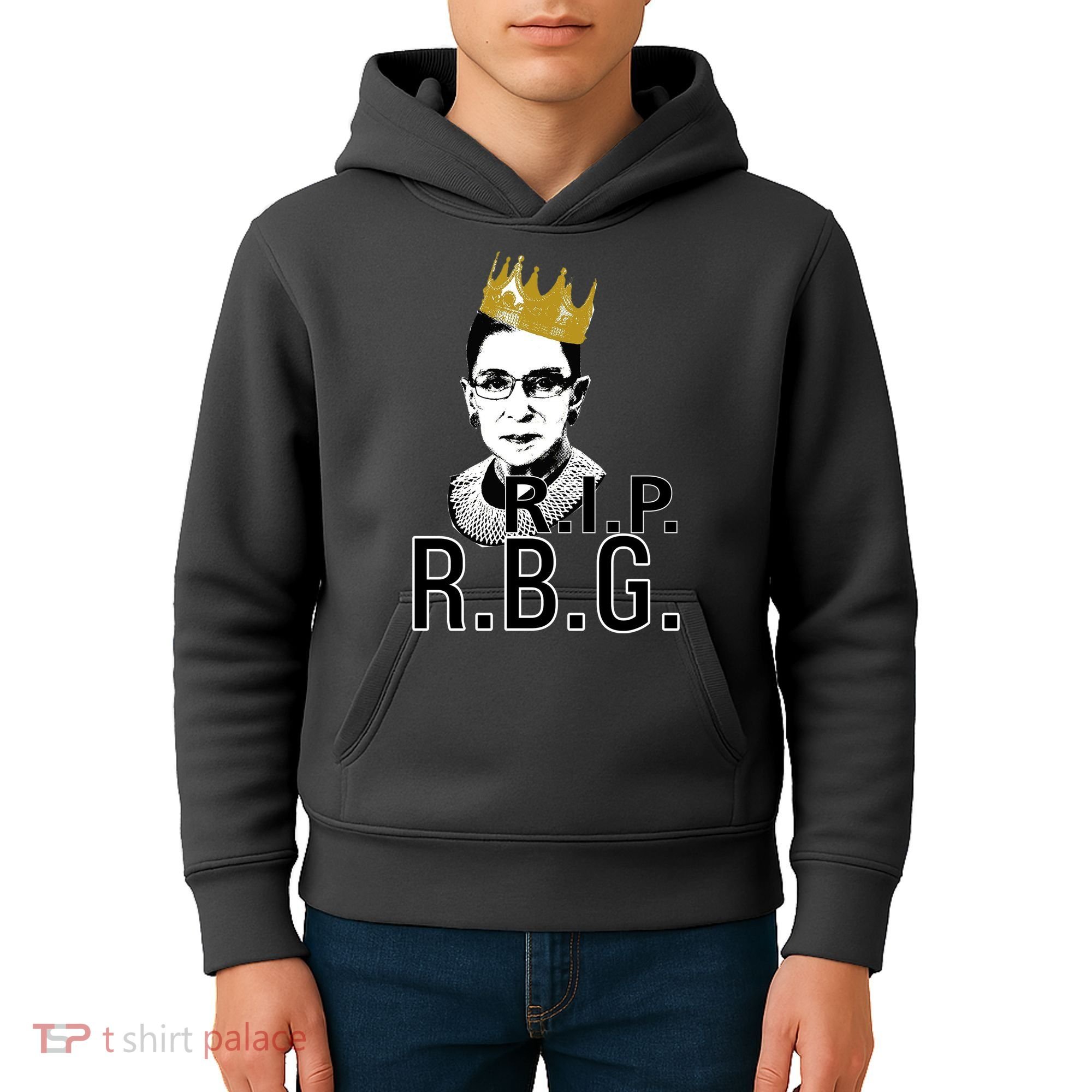 RIP RBG Ruth Bader Ginsburg Kids Hoodie