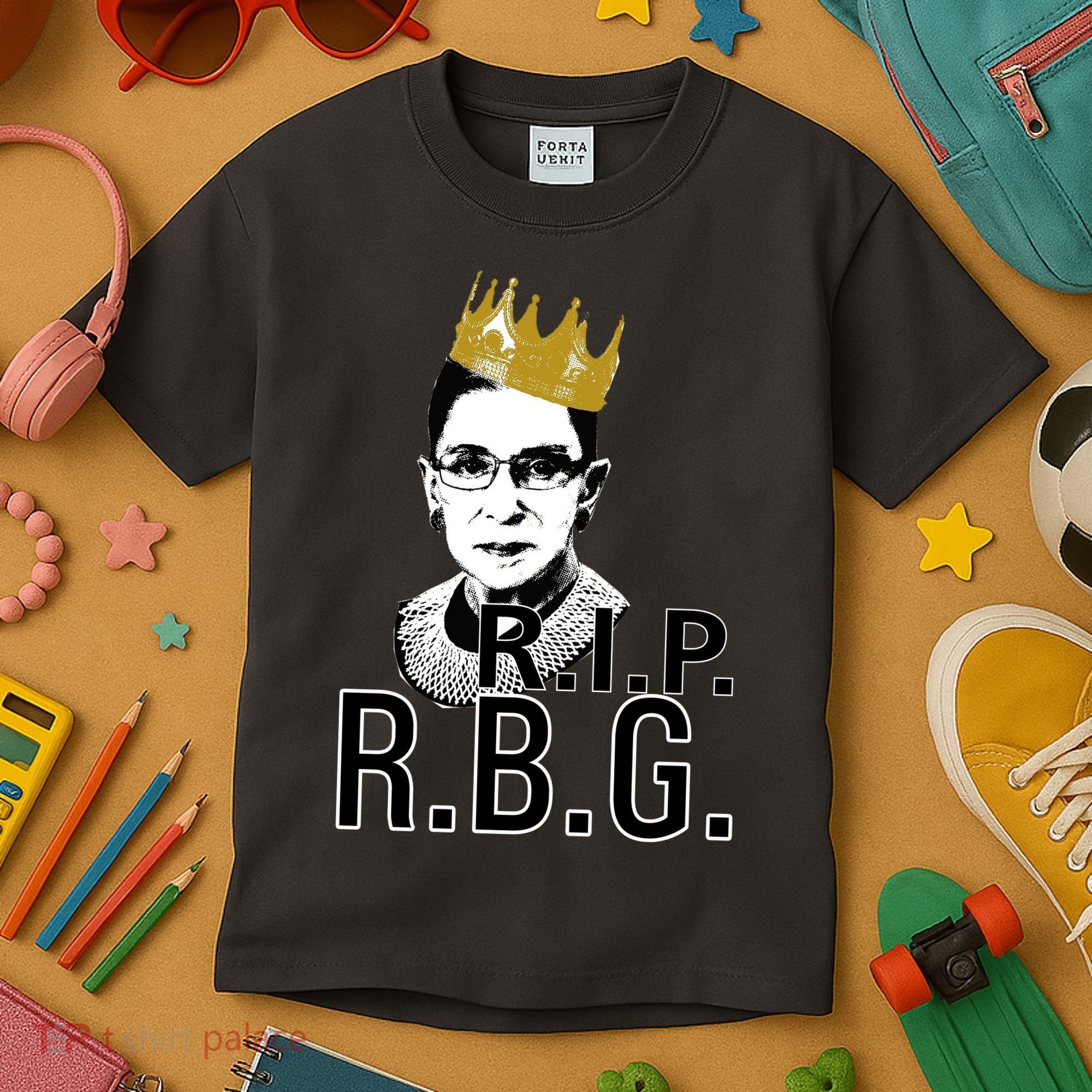 RIP RBG Ruth Bader Ginsburg Kids T-Shirt