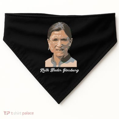 RIP Ruth Bader Ginsberg  USA-Made Doggie Bandana