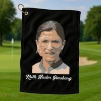 RIP Ruth Bader Ginsberg  Golf Towel thumb 1