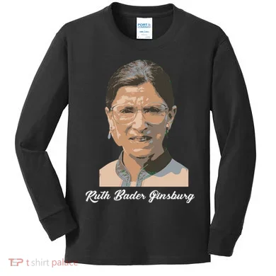 RIP Ruth Bader Ginsberg Kids Long Sleeve Shirt
