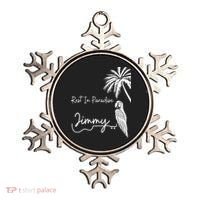 Rest In Paradise Jimmy. Parrot Heads Guitar Music Lovers Ornament thumb 0