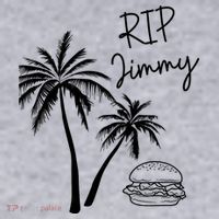 Rest In Peace Jimmy Cheeseburger Palm Trees Women's Sweatshirt thumb 2