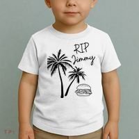 Rest In Peace Jimmy Cheeseburger Palm Trees Toddler T-Shirt thumb 2